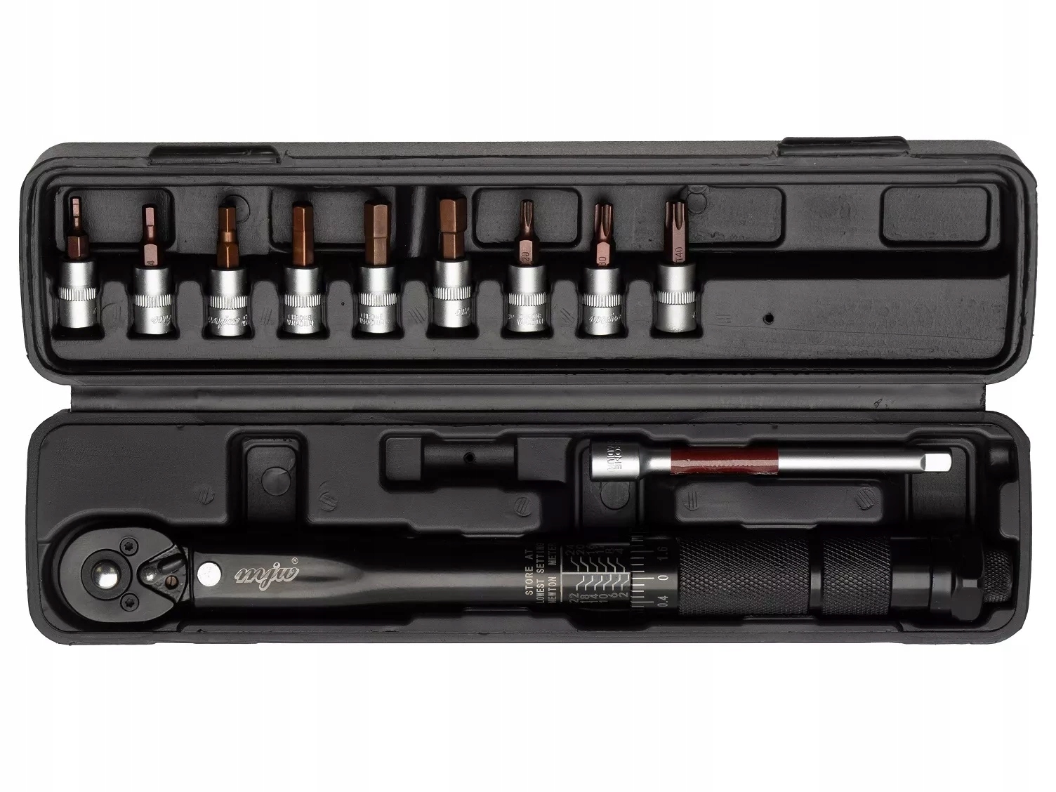 Momentový klíč 1/4" 2-24 Nm cyklistický sada bitů Mjw