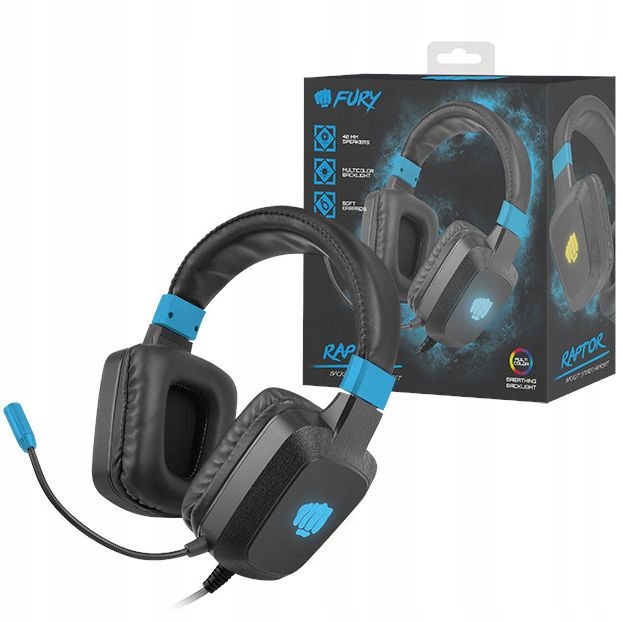 Słuchawki nauszne Fury Raptor