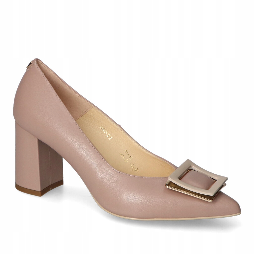 Czółenka Sala 20621/2218 Beżowe lico 40