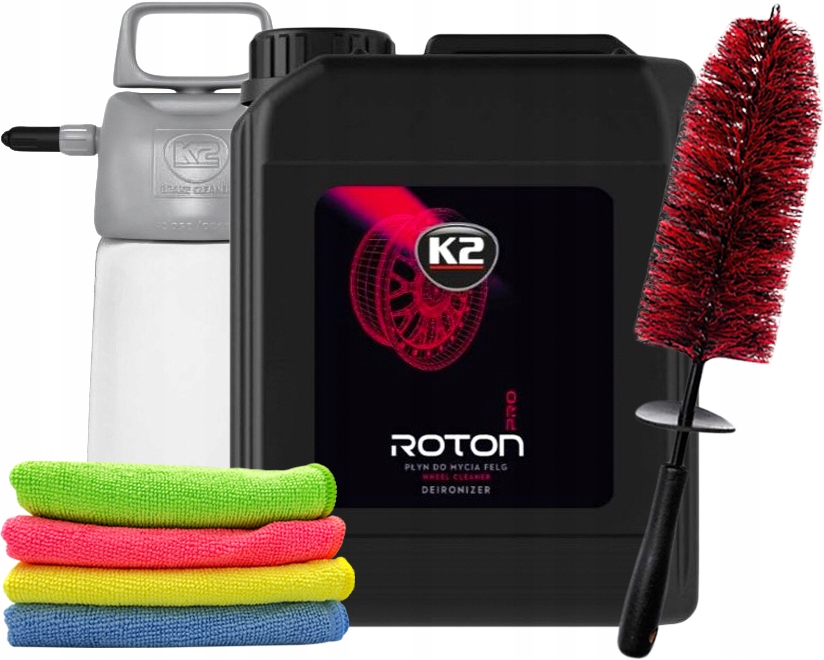 K2 Roton PRO 5L, opryskiwacz + szczotka do felg