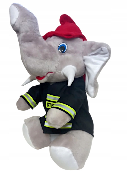 

Słoń Miś Maskotka Strażak Na Mikołaja Duży