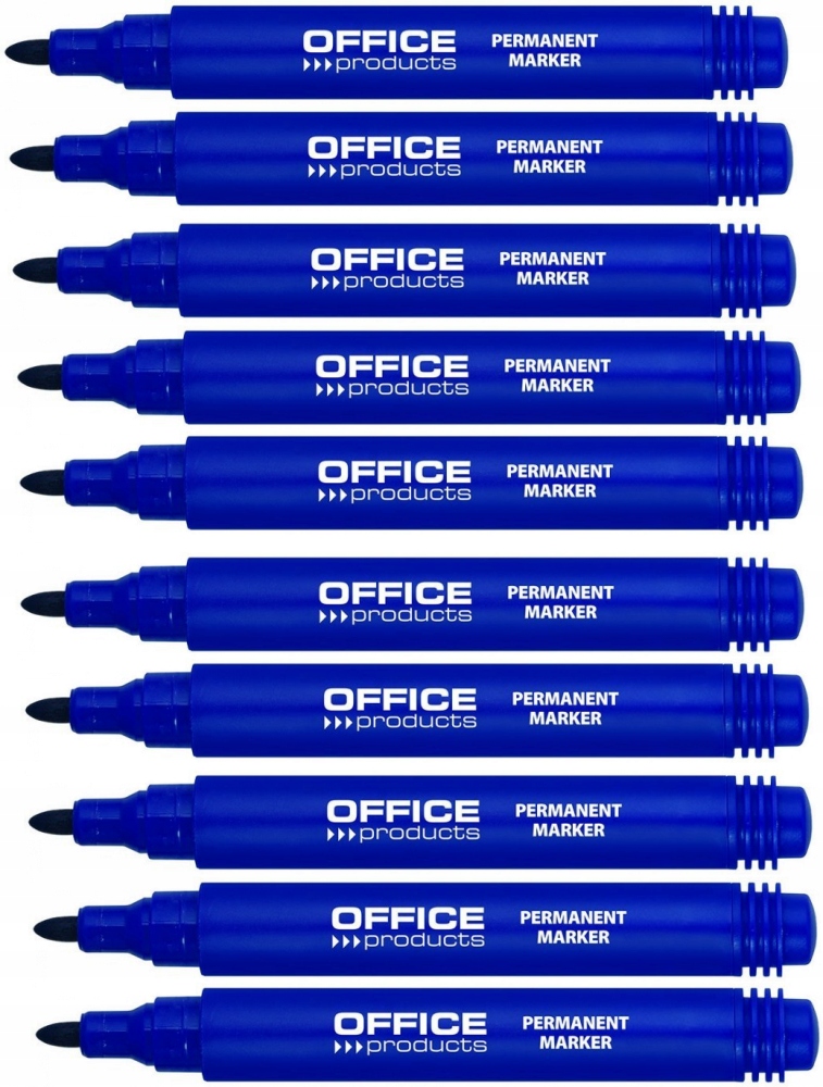 

Marker permanentny Office Products niebieski x 10
