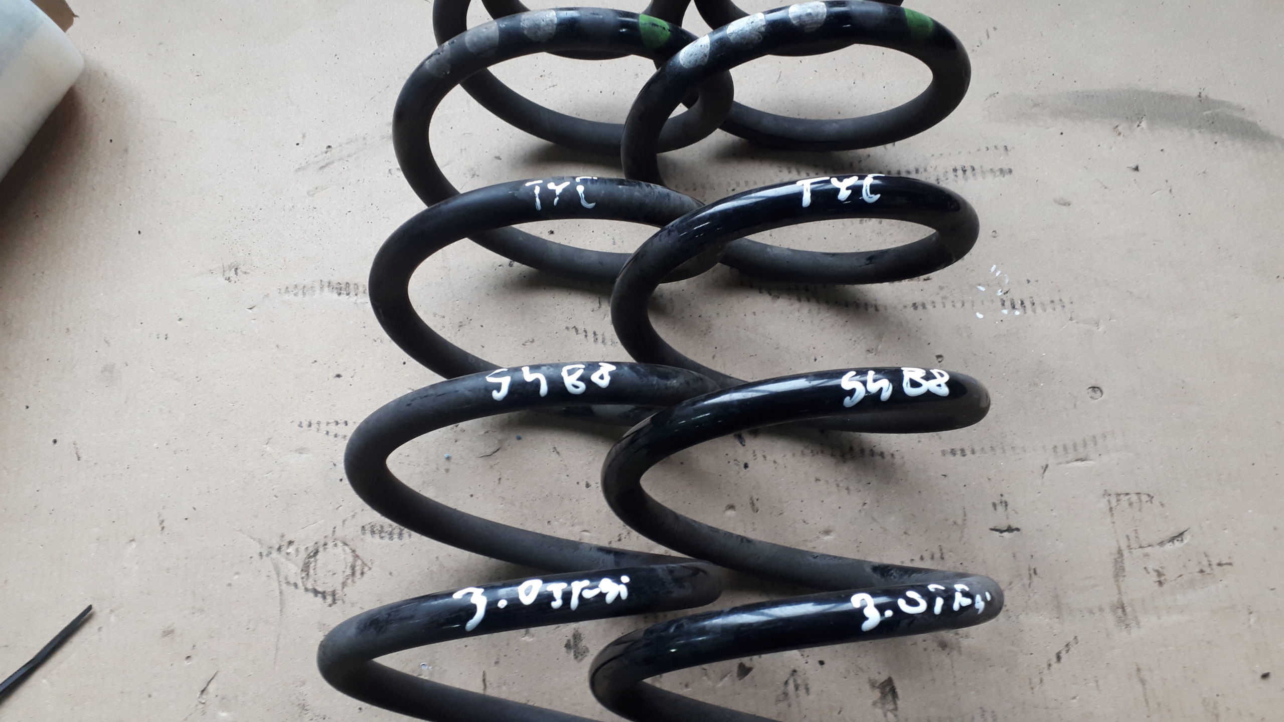 S4 B8 spring springs rear part 3.0 TFSI 2X sedan S5