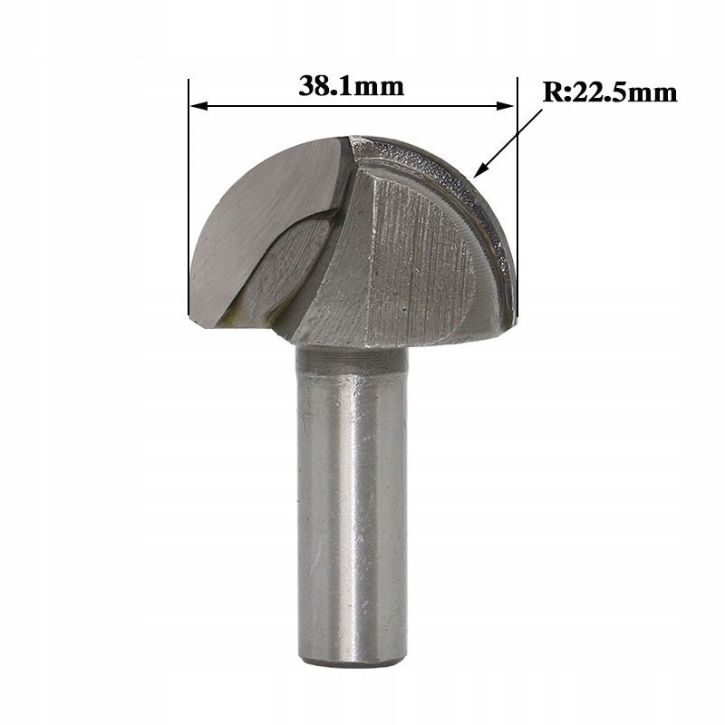 Frez kulisty VHM 3D 38.1mm chwyt 12,7mm