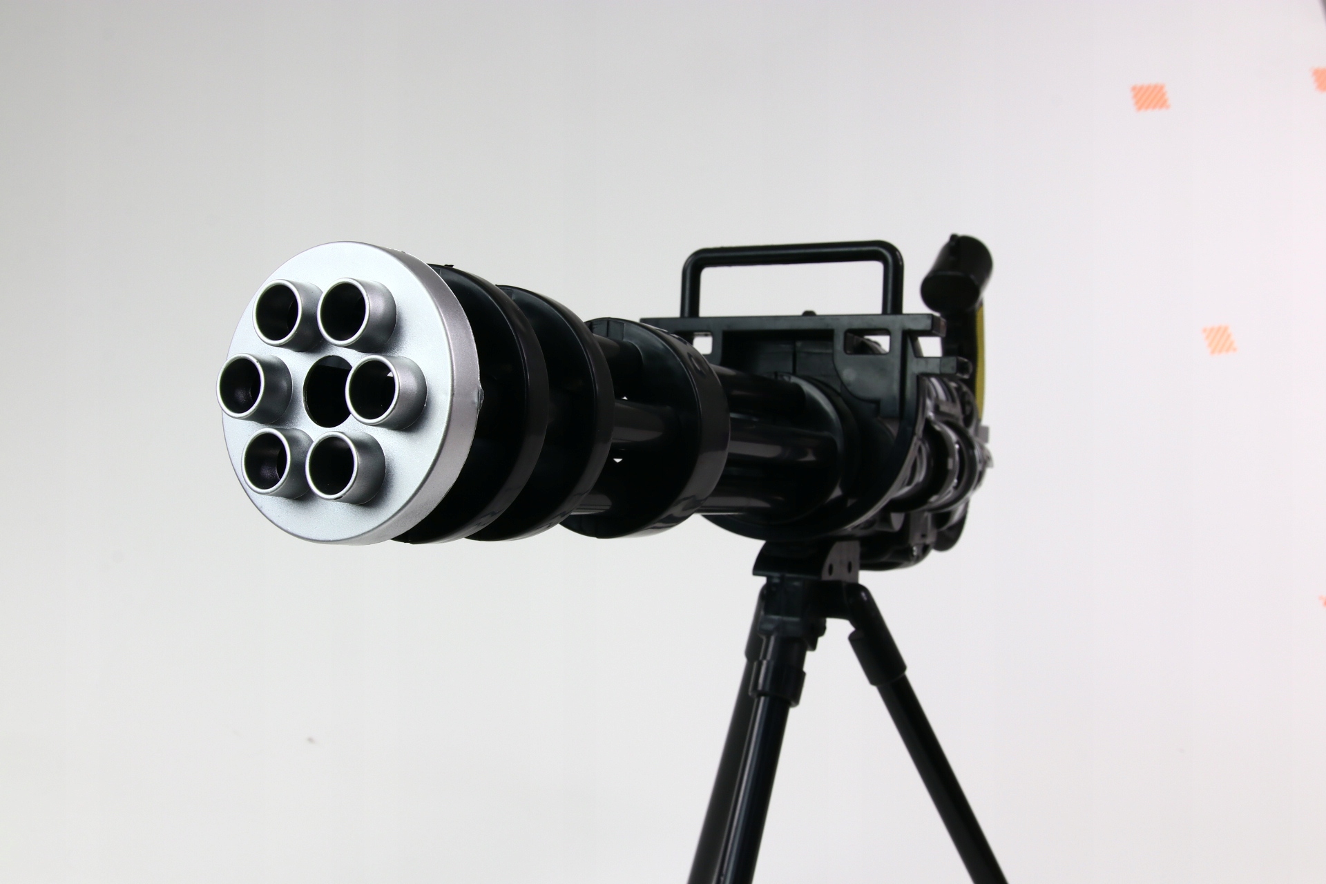 KARABIN MiniGun Światło Dżwięk Zabawka 55cm M134 Marka Bigtoys