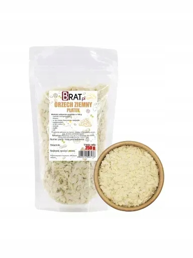 Levně 8 x Brat Arašídový plátek 250 g