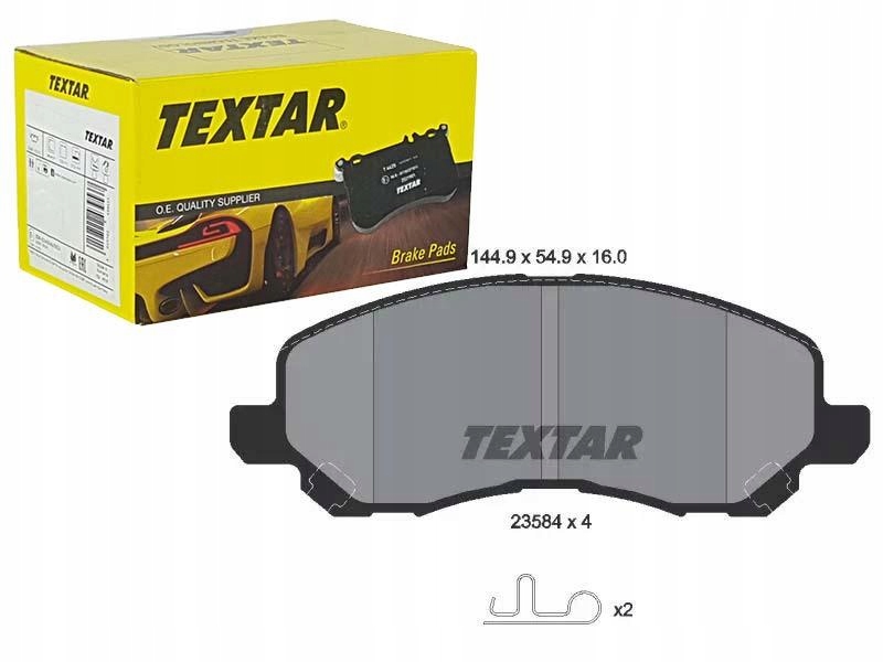 

Textar Klocki Hamulcowe Przód 2358401