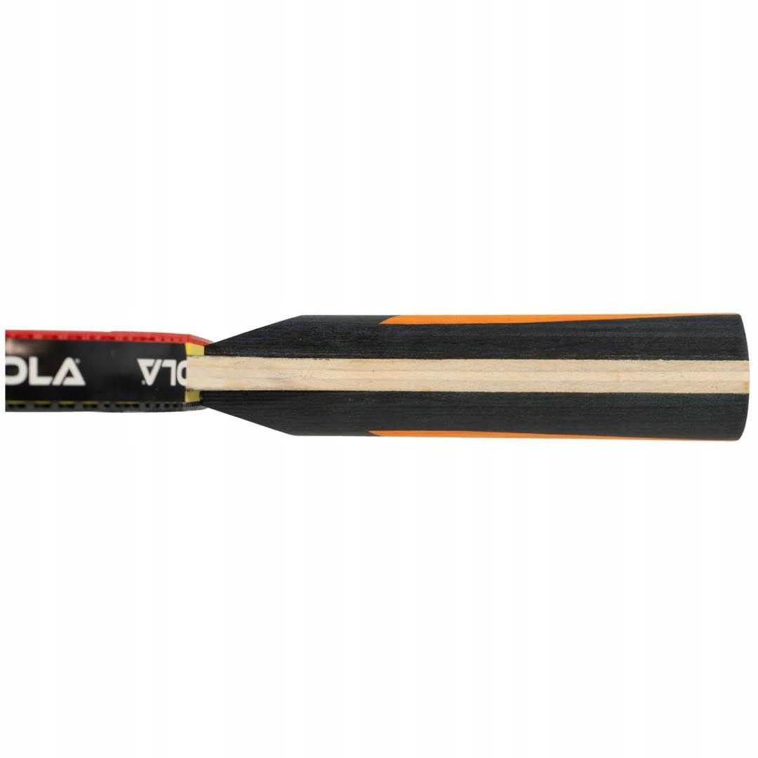 Paletka Rakietka do Tenisa Stołowego Ping Ponga JOOLA Carbon Control Kolor dominujący pomarańcze i czerwienie