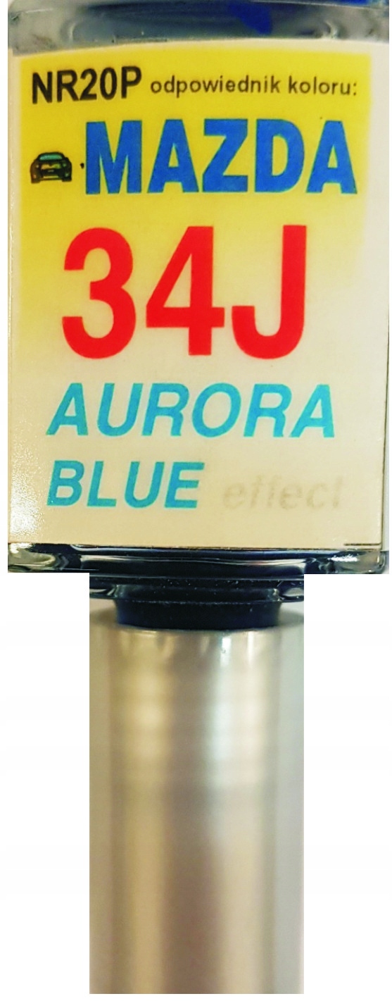 Mazda 34J Aurora Blue Lakier Samochodowy Zaprawka Do Rys 10 ML Ara