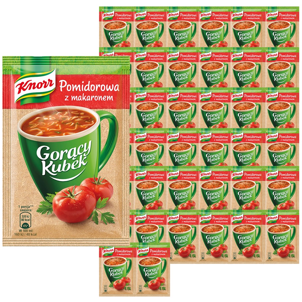 Knorr Horký rajčatový hrnek 19 g x 32 kusů