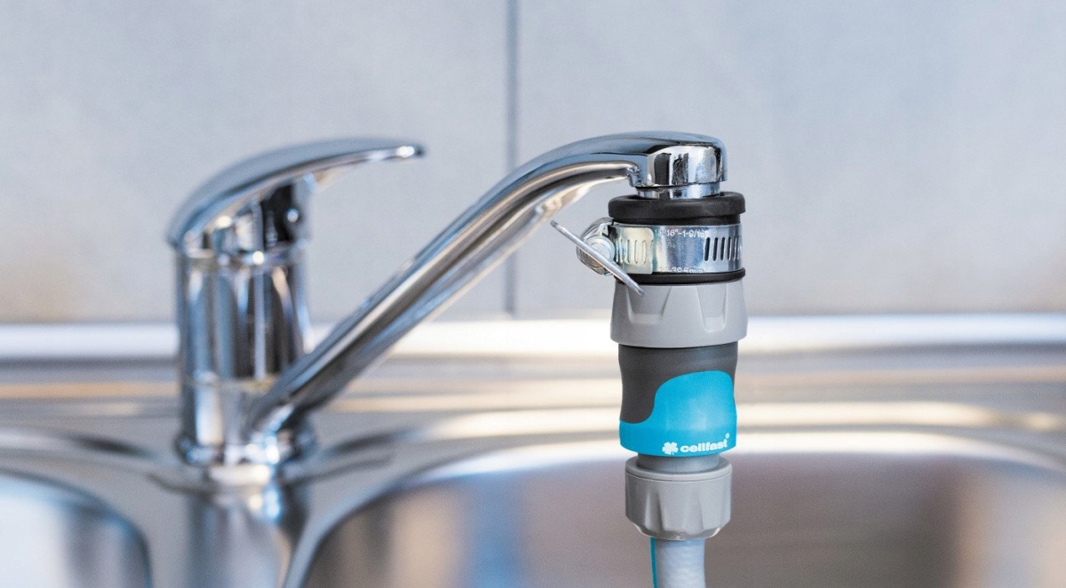 Przyłącze Uniwersalne na Kran z Obejmą Cellfast Marka Cellfast