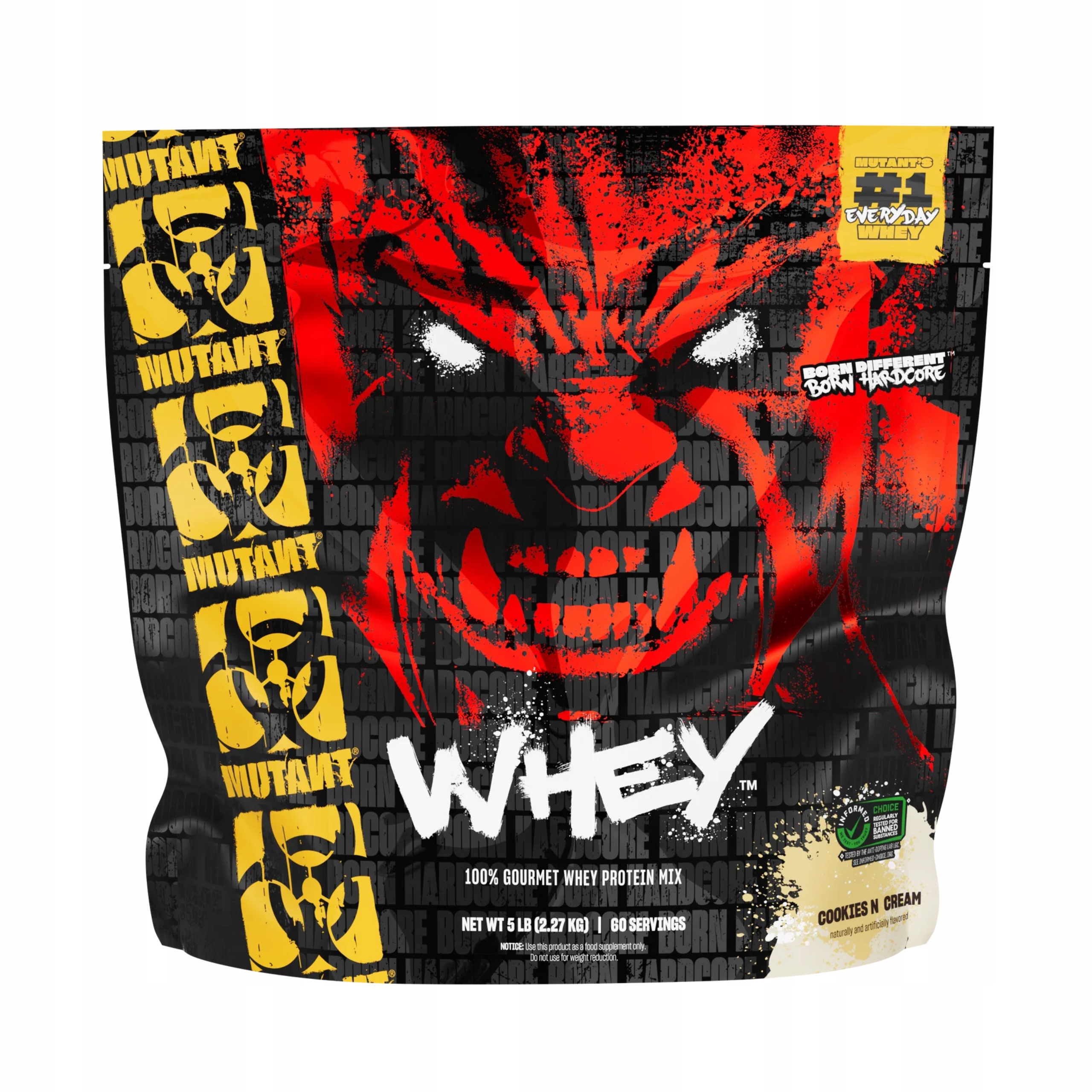 Protein Mutant Whey 2270 g Cookies Cream Wpc Wpi Hydrolyzát