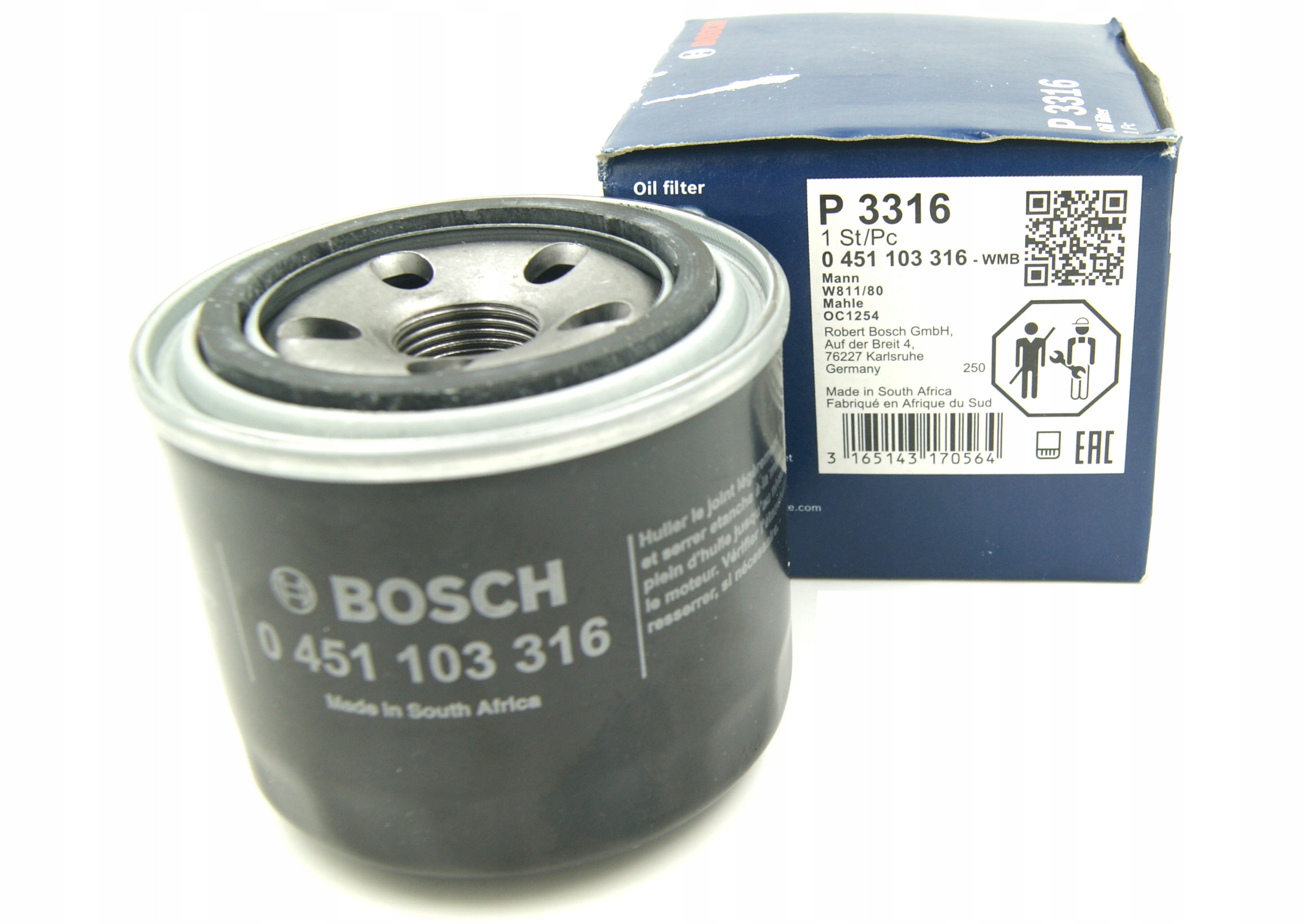 

Bosch Filtr Oleju 0451103316