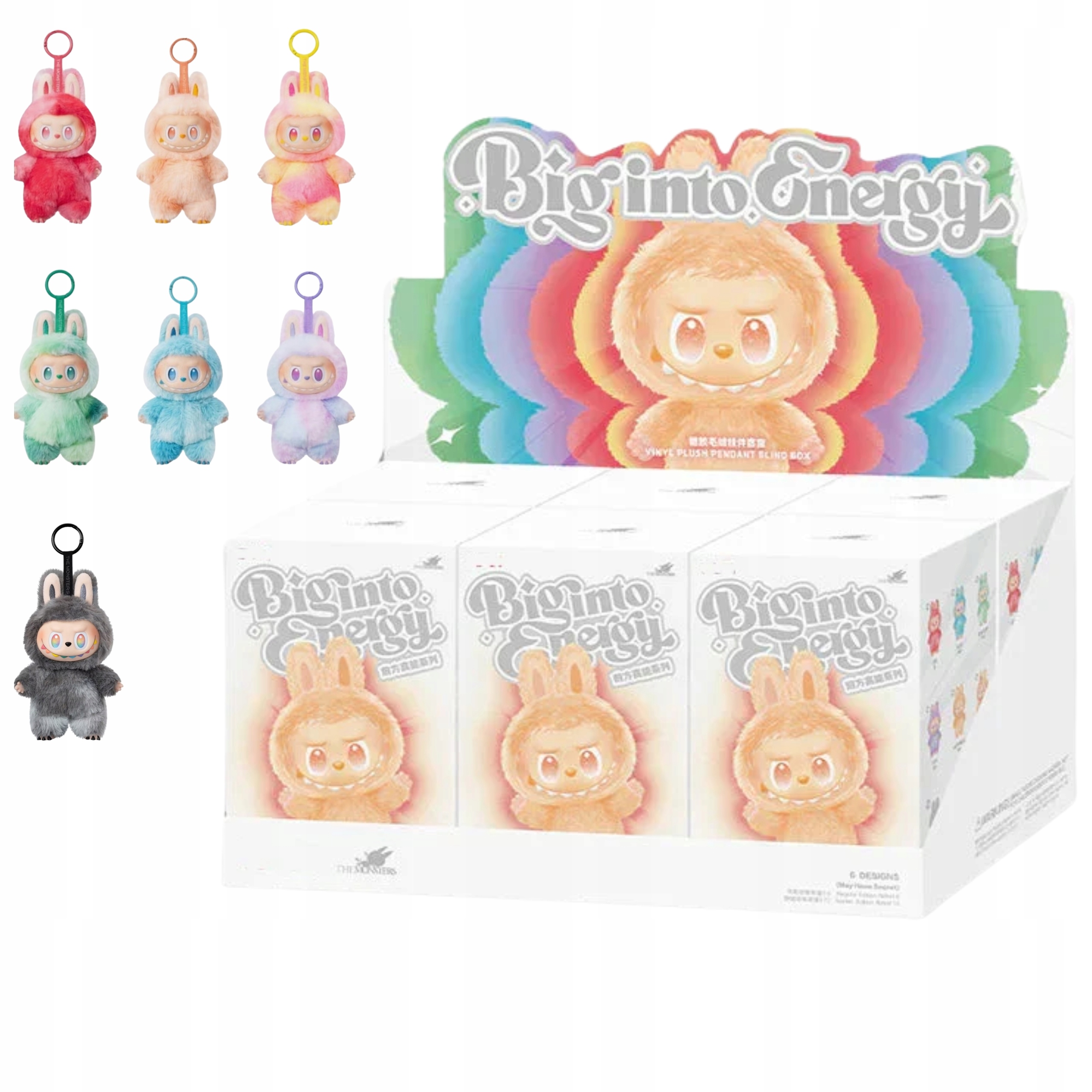 Labubu Big into Energy３ピースセット POP MART 【正規品保証・即発送】 THE MONSTERS Big into Energy