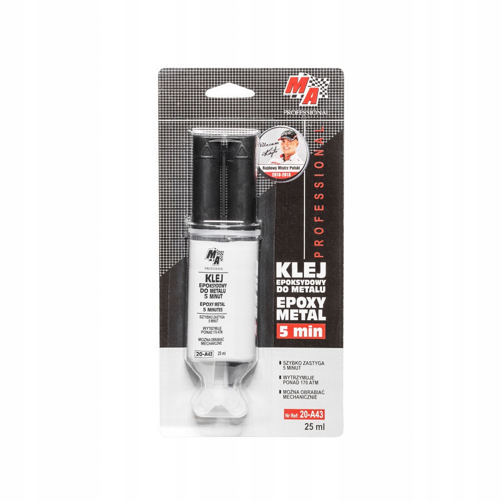 

Klej Epoksydowy Do Metalu 5 Minut 25ml