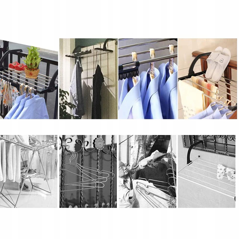 SUSZARKA NA PRANIE BIELIZNĘ BUTY PORĘCZ BALKON Kod producenta SUSZARKA NA PRANIE