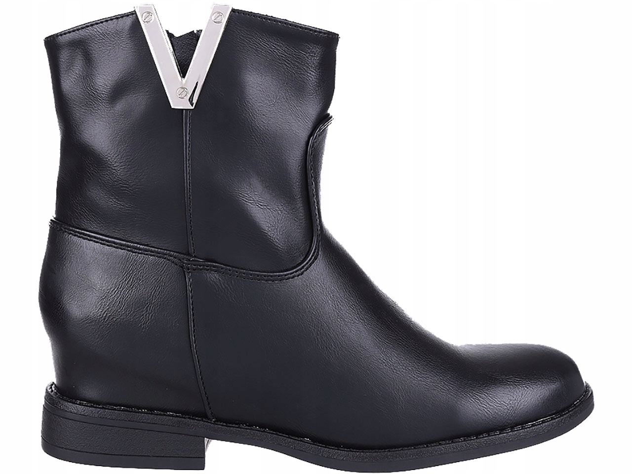 

Botki Ukryty Koturn Klasyczna Czerń r 36