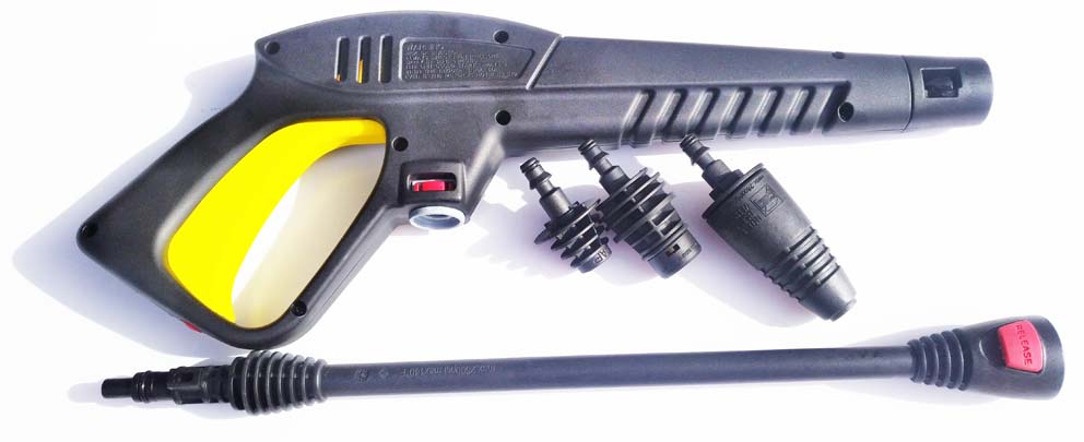 ZESTAW PISTOLET LAVOR Z LANCĄ I WYMIENNYMI DYSZAMI