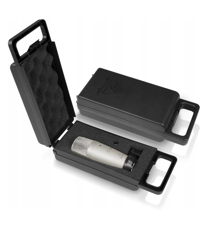 PROFESJONALNY MIKROFON BEHRINGER C-3 STUDYJNY POJEMNOŚCIOWY XLR + ETUI Zastosowanie studyjny