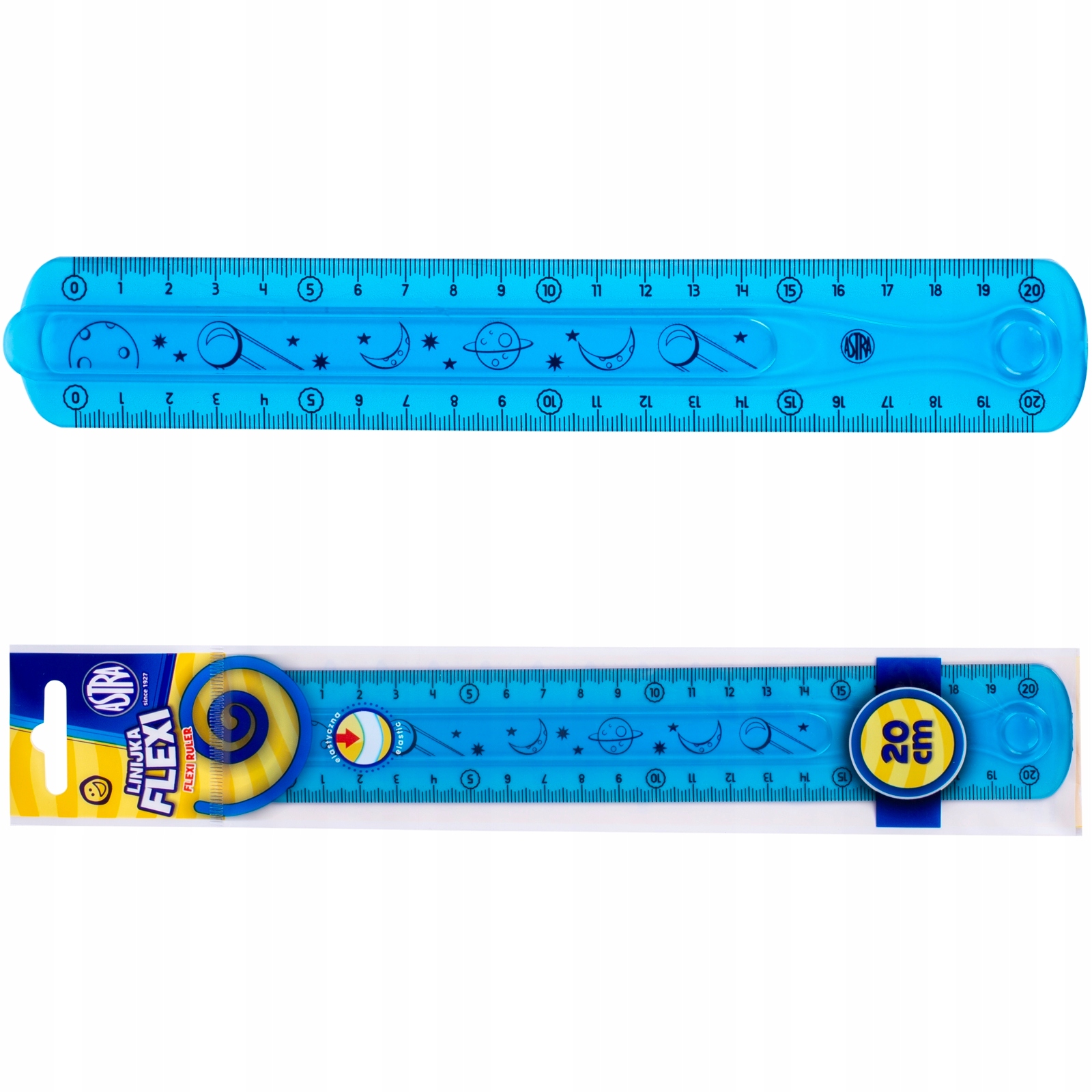 LINIJKA FLEXI elastyczna 20 cm ASTRA. Wygina się, a nie łamie Typ linijka