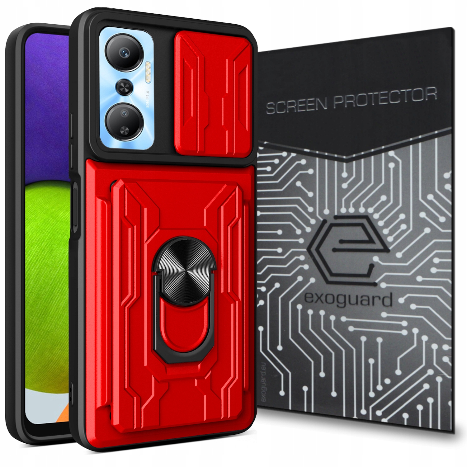

Etui Pancerne+szkło do Infinix Hot 12 Hot 20 Nfc