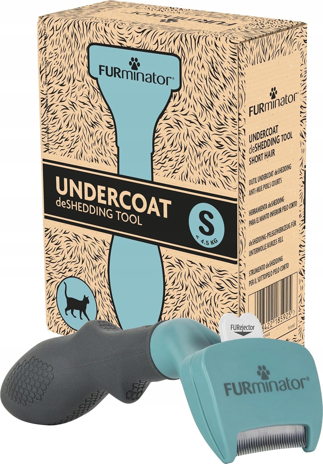 Levně Kartáč Pro Kočky S K Odstranění Podsady Ocel Ergonomická Rukojeť