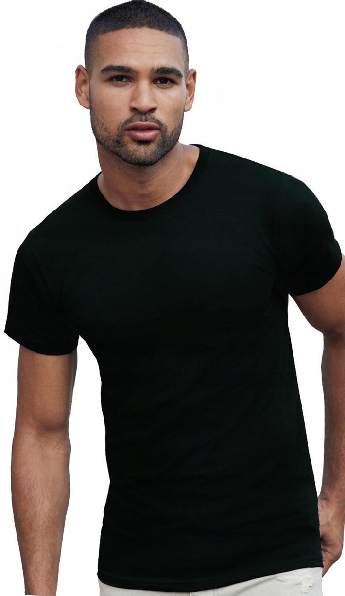 

T-shirt Fruit Ringspun Czarny roz 3XL