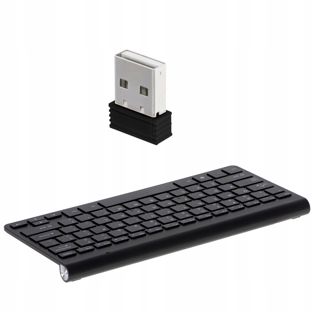 USB Smart TV клавиатура беспроводная черная модель беспроводная клавиатура для компьютера ТВ