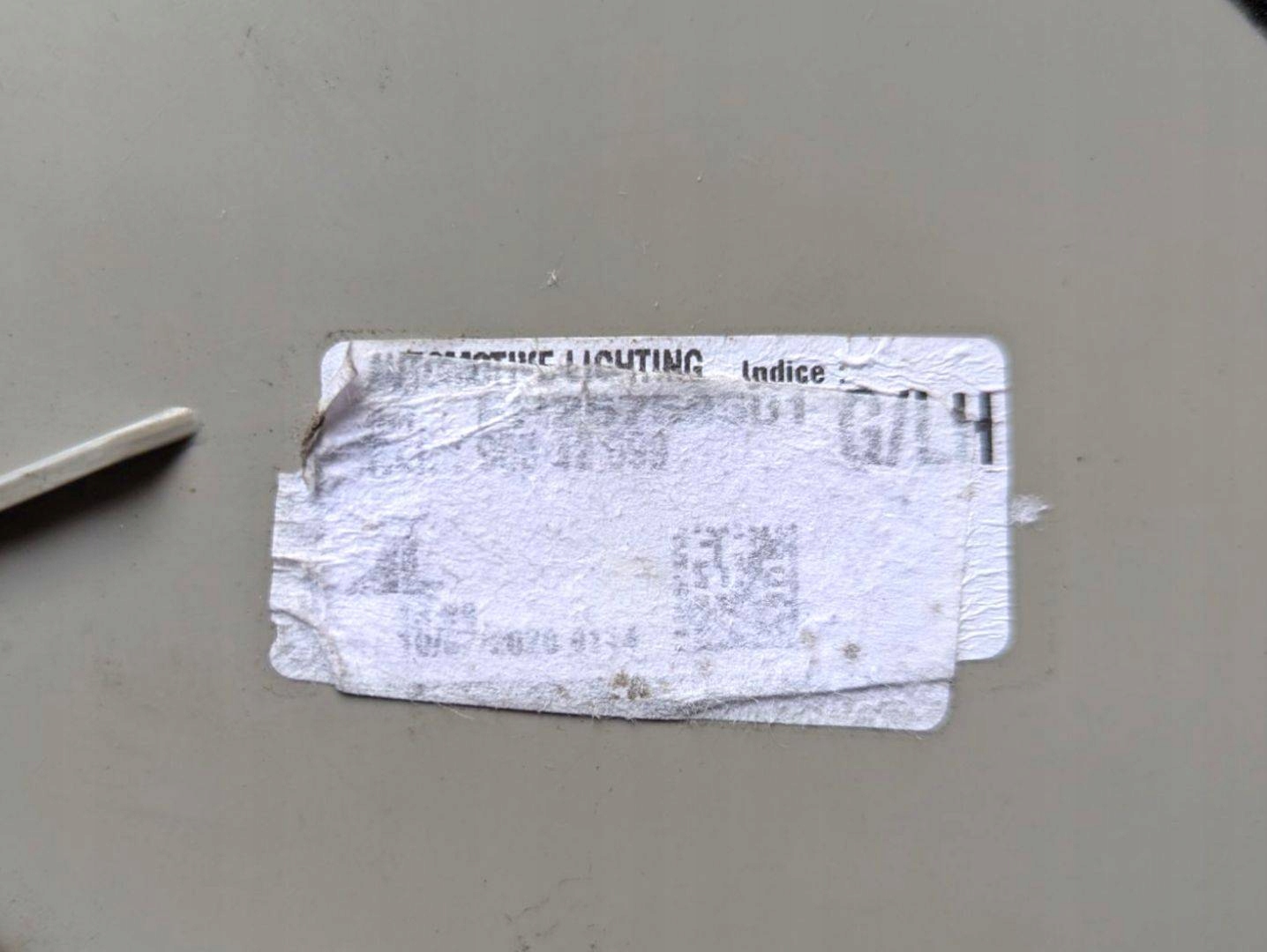 light rear left side Opel Zafira B facelift 2009 13260853
