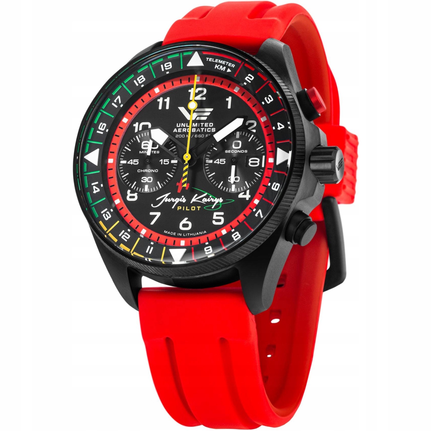 Pánské Hodinky Vostok Europe 6S21-326C794 červené