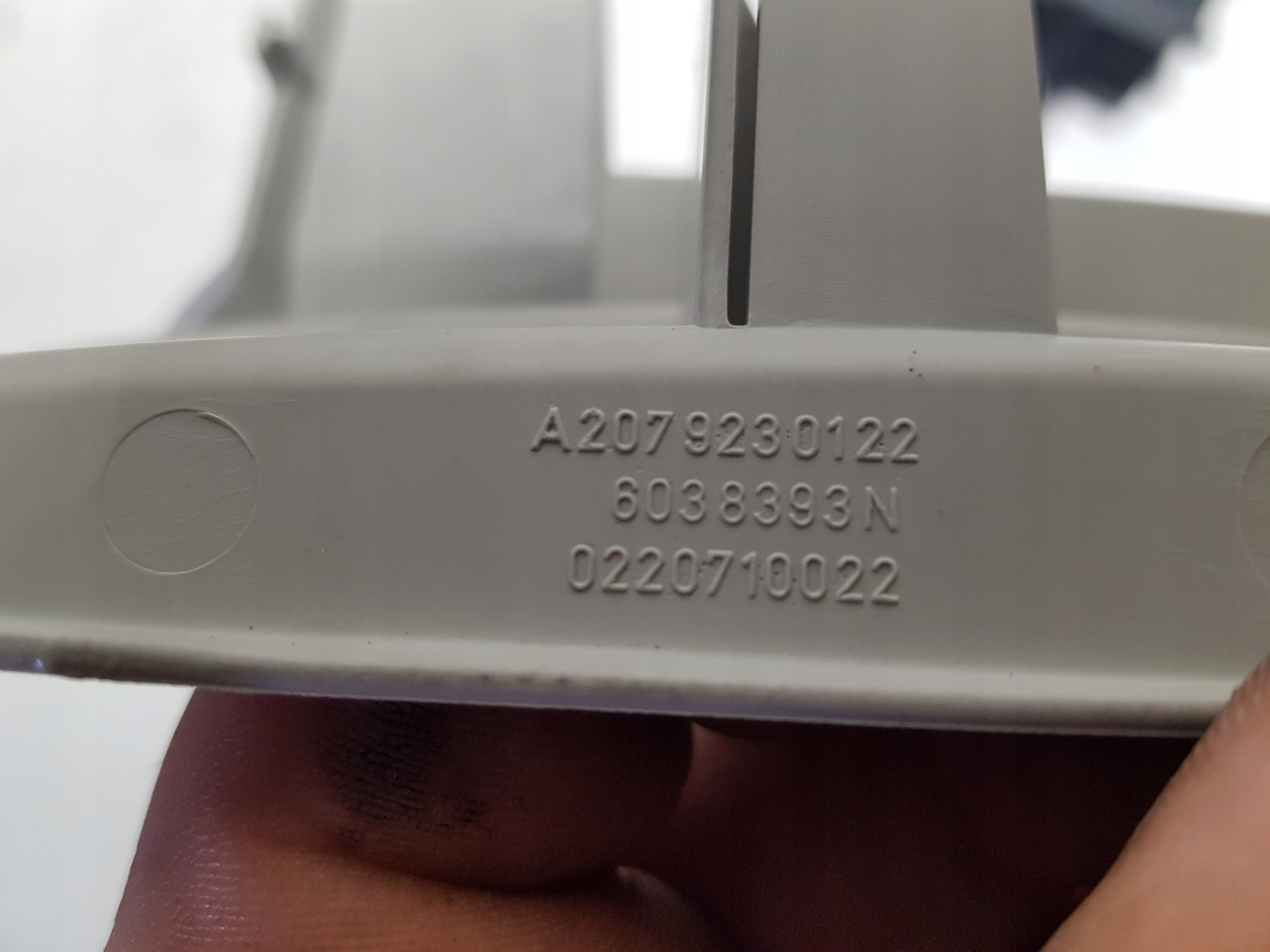 cover spoiler ZAGLOWKA left right front MERCEDES W207