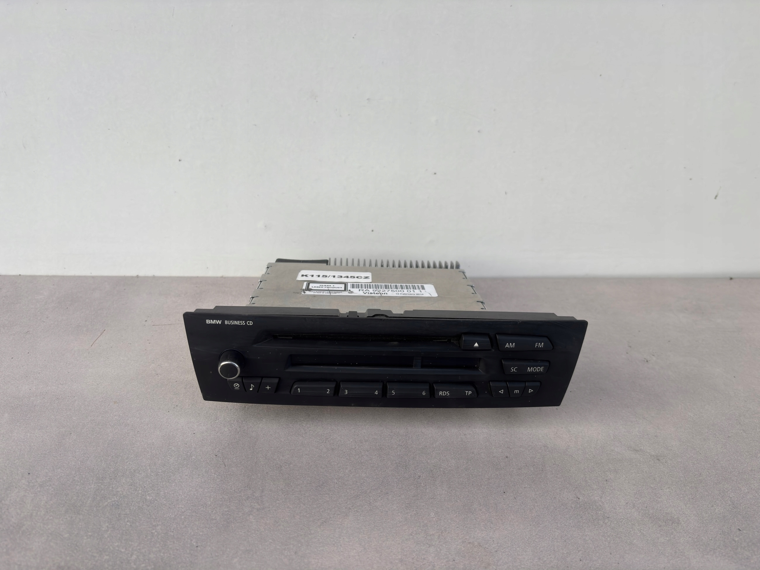 BMW E81 E82 E87 E88 E90 E84 RADIO CD BUSINESS 65129227500 K115/1345CZ
