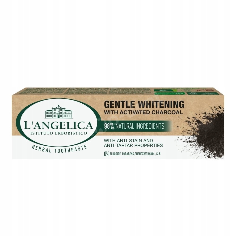 

L'angelica Pasta Do Zębów Z Aktywnym Węglem 75ml
