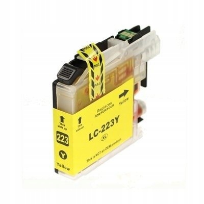 

Tusz do Brother LC223 XL MFC-J5320DW J5620DW Żółty