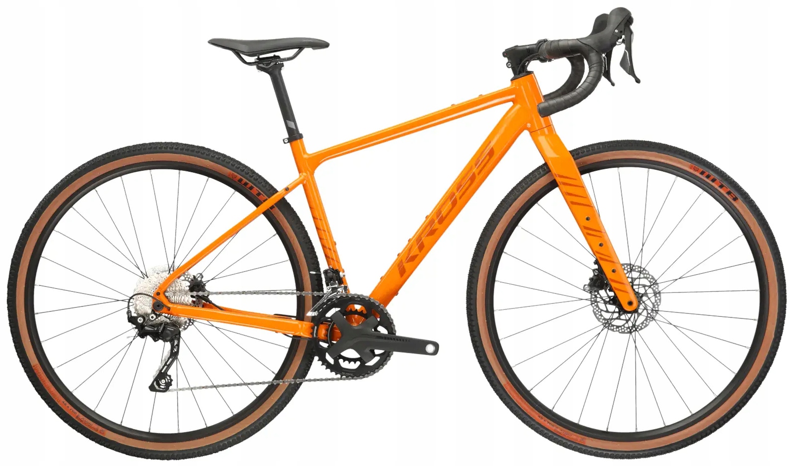 Rower gravelowy Kross Esker 5.0 28 XL(21") pomarańczowy/bordowy połysk