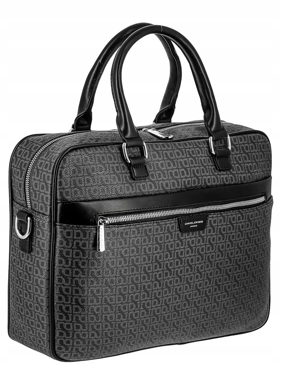 Pánská prostorná taška na notebook 14 palců, prostorná, černá