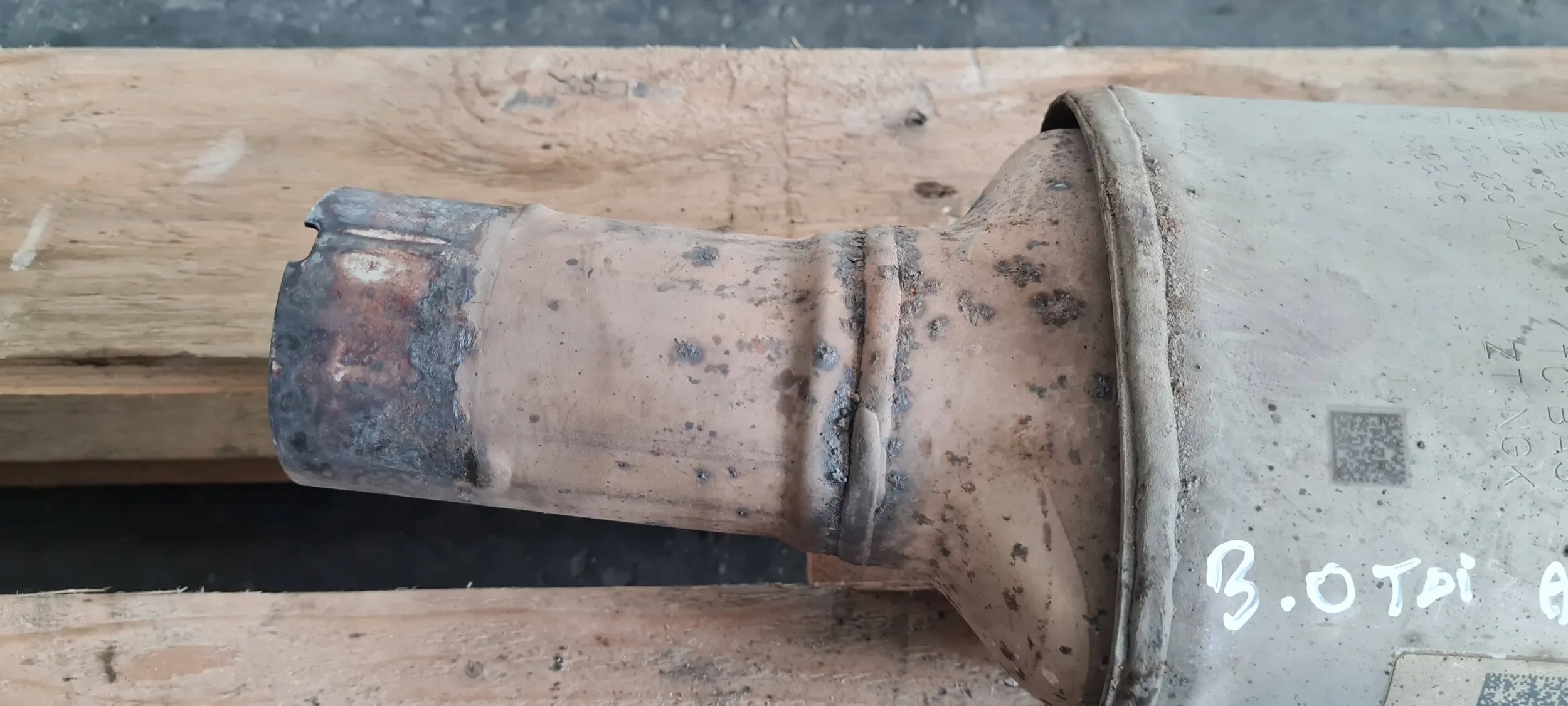 A6 C7 4G LIFT catalyst pipe filter CZASTEK STALYCH 3.0 TDI 4G0254400F