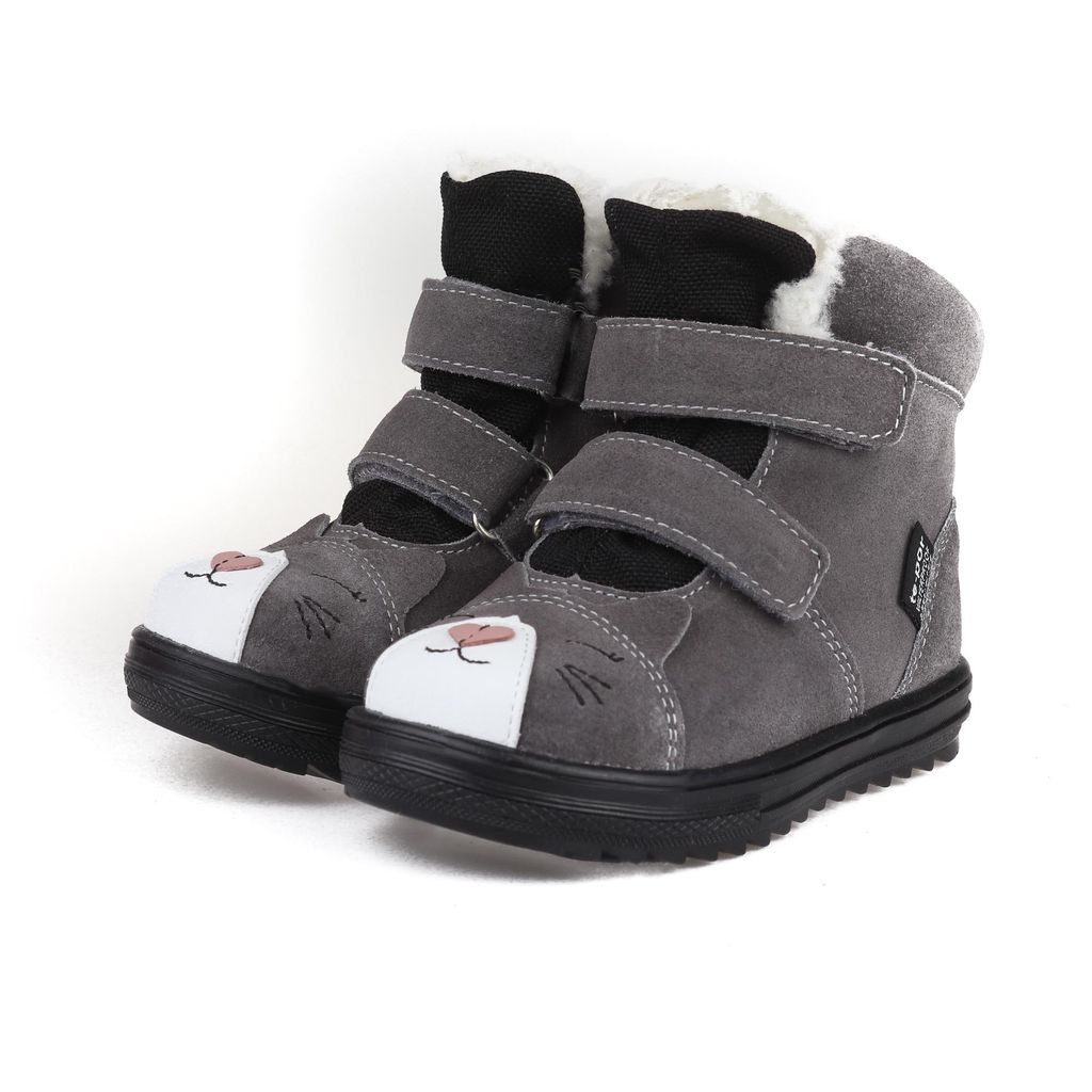 Mido 22-38 Gray Trzewiki Zimowe Śniegowce Membrana Te-por r.25