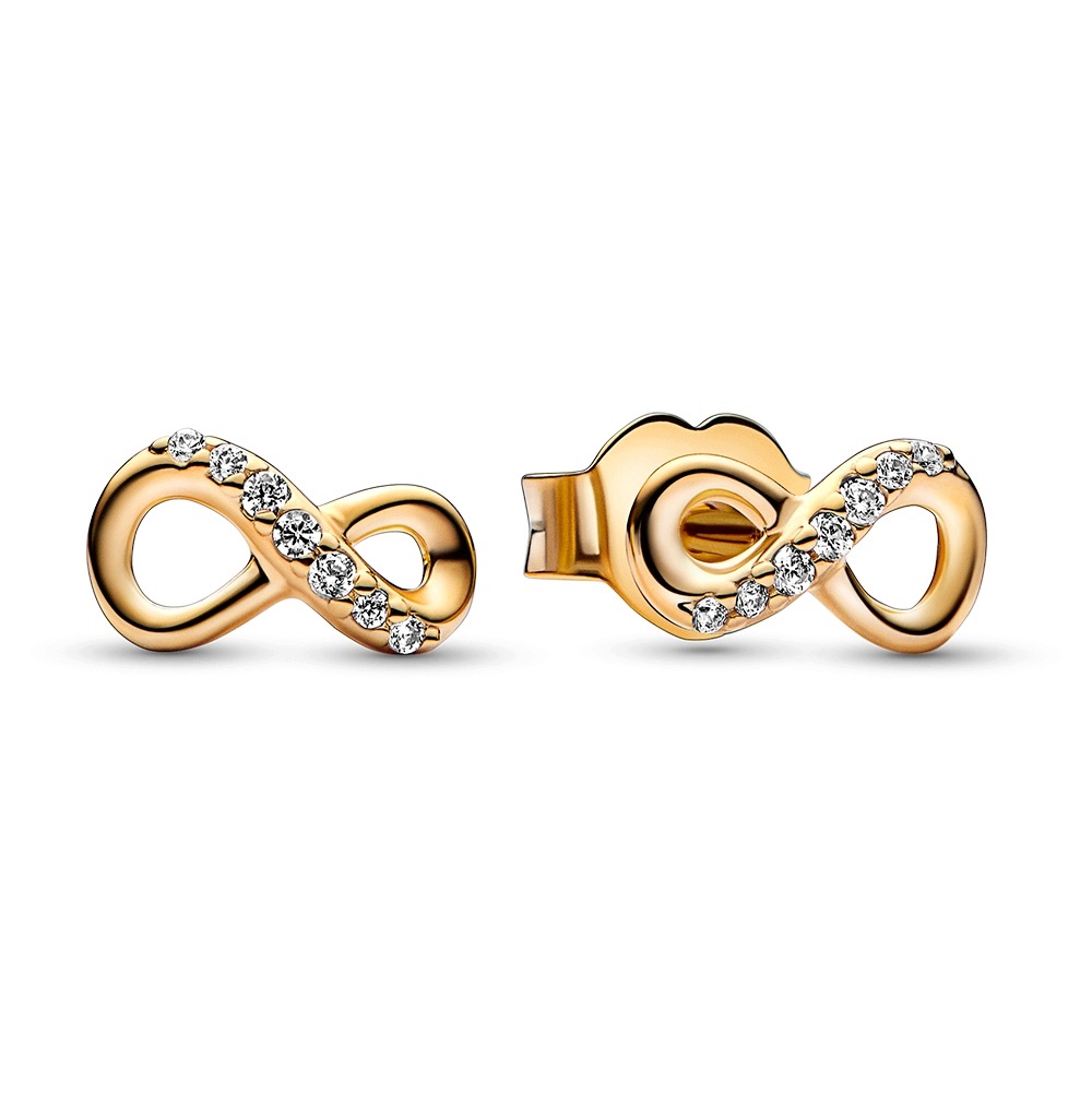 Náušnice Pandora Shine Symbol nekonečna 268820C01