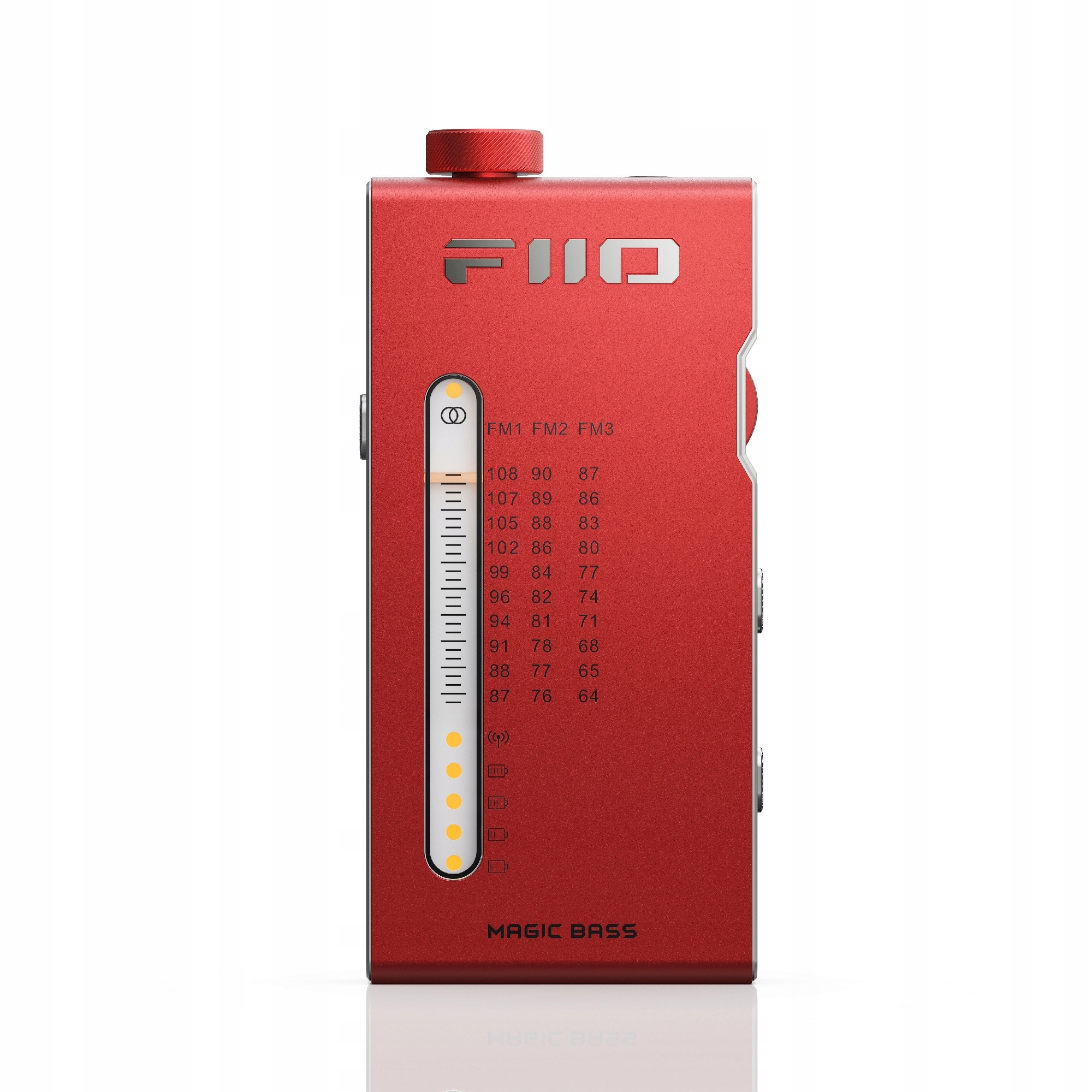 FiiO RR11 red Przenośne radio Fm obudowa aluminiowa BASS+3D
