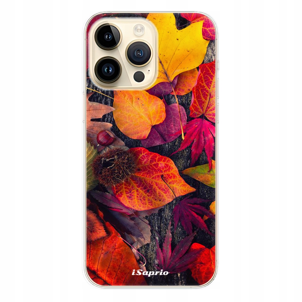 Silikonowe etui iSaprio Autumn Leaves 03 do iPhone 14 Pro Max