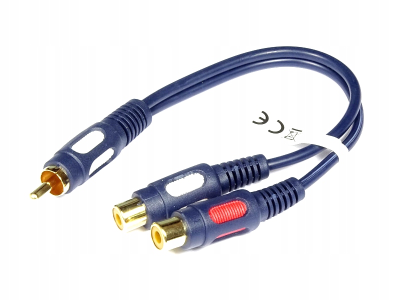 

Kabel rozgałęźnik Chinch 2x Gn. Rca Wt.rca