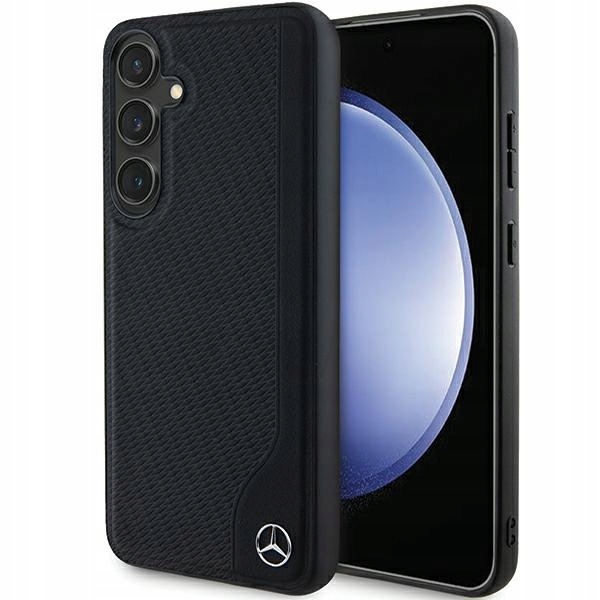 Pouzdro pro Samsung Galaxy S24 Mercedes Kožené MagSafe černé