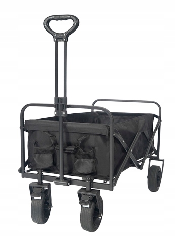 Duży Składany Wózek Turystyczny Plażowy Transportowy 200KG Przyczepka 120L