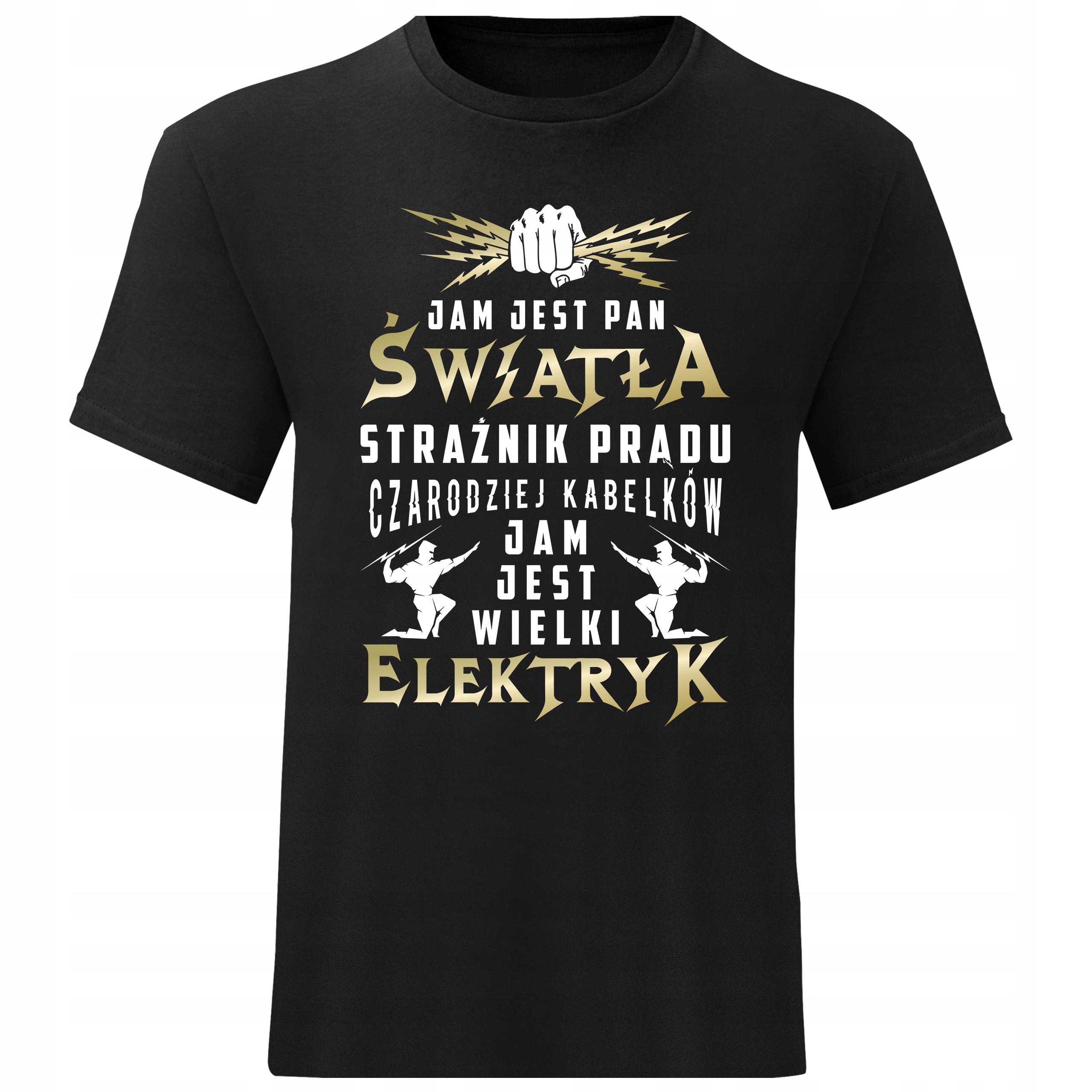 

Męski T-shirt Koszulka Dla Elektryka Rozmiar XL