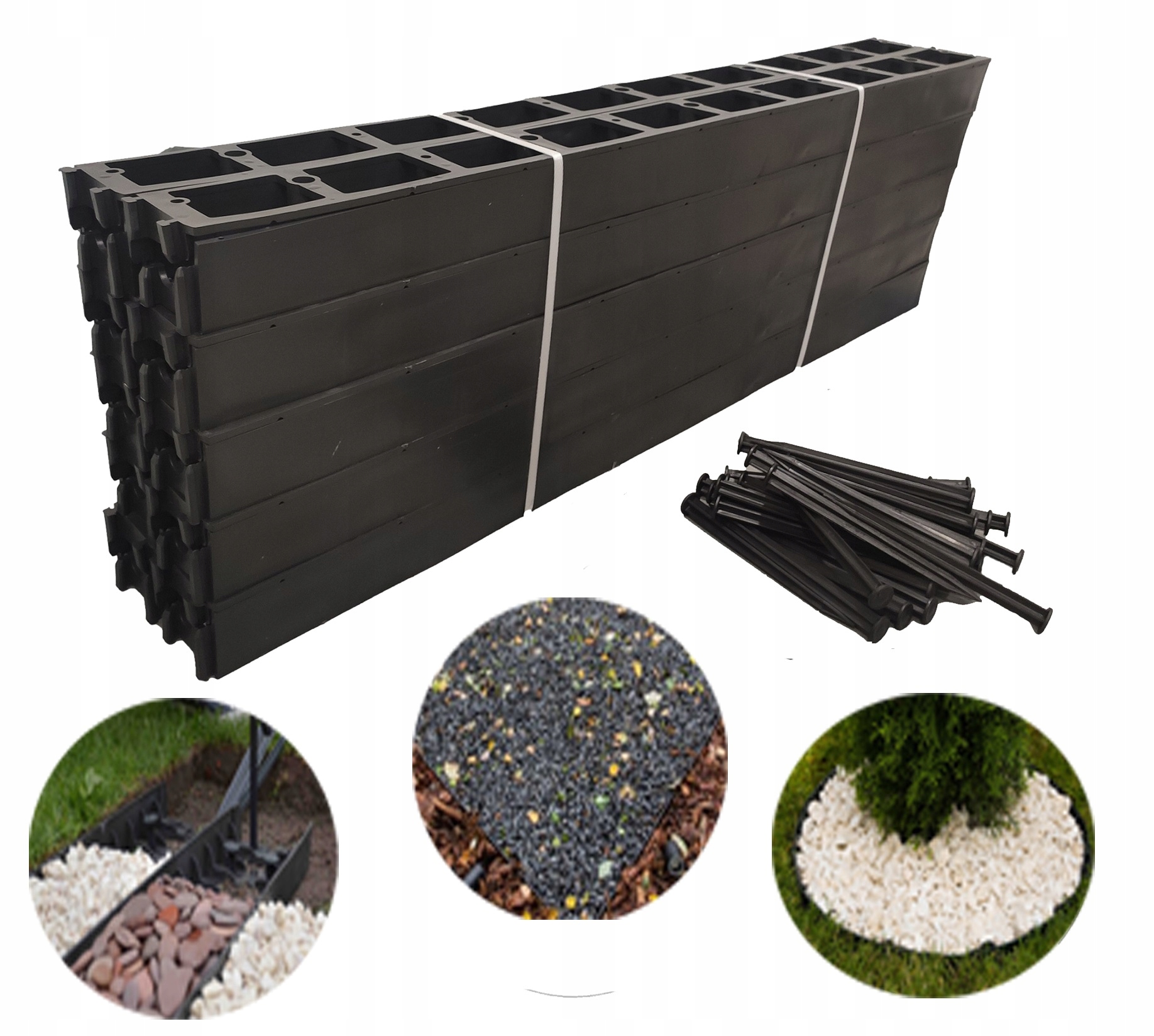 Obrzeże Trawnikowe 45mm Border Palisada 50m+250