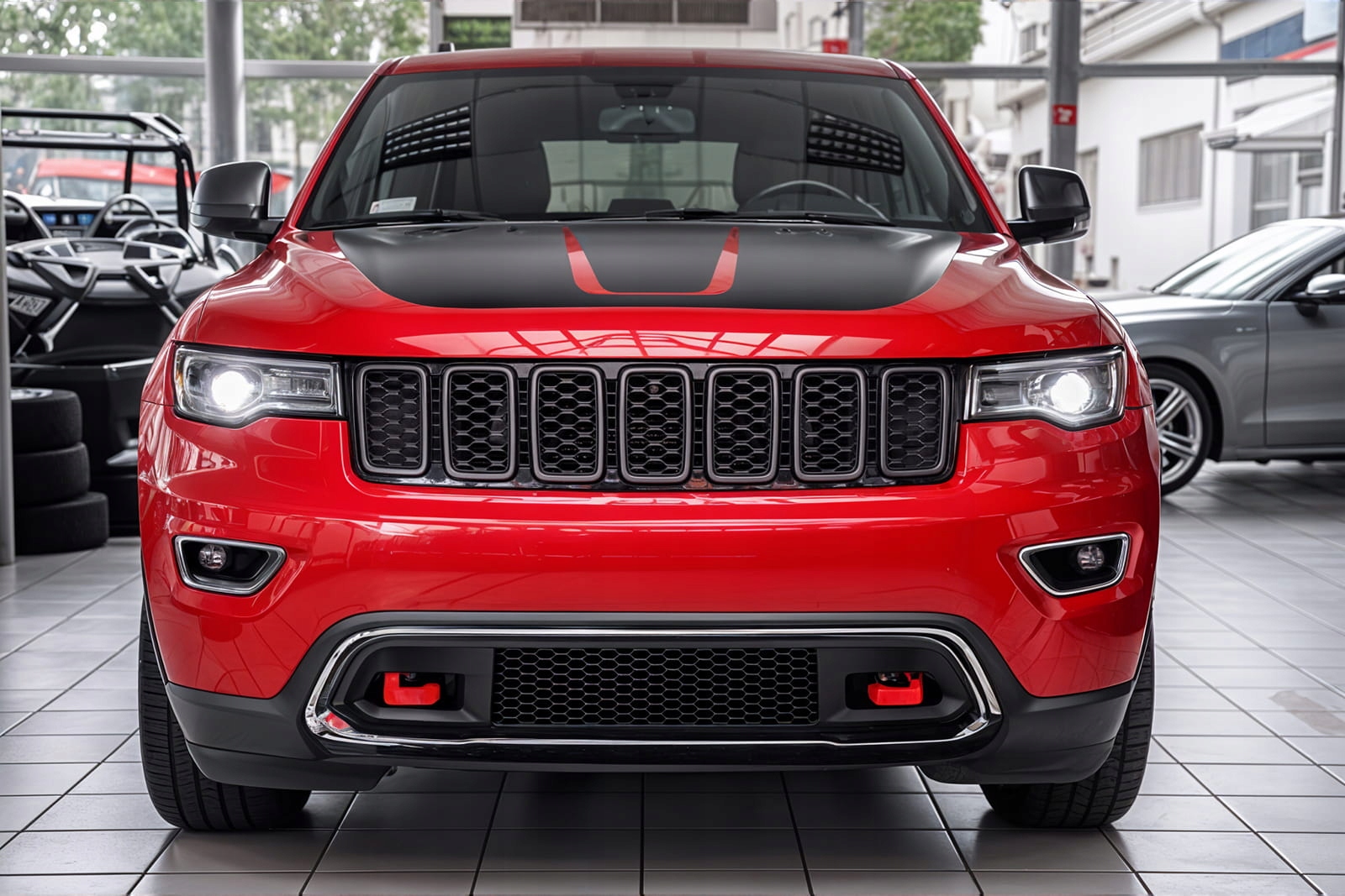 JEEP GRAND CHEROKEE IV ATRAPA GRILL 68258419AC Producent części Inny