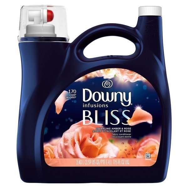 Levně tekutá aviváž 170 praní Downy Infusions Amber Rose 3,4 l