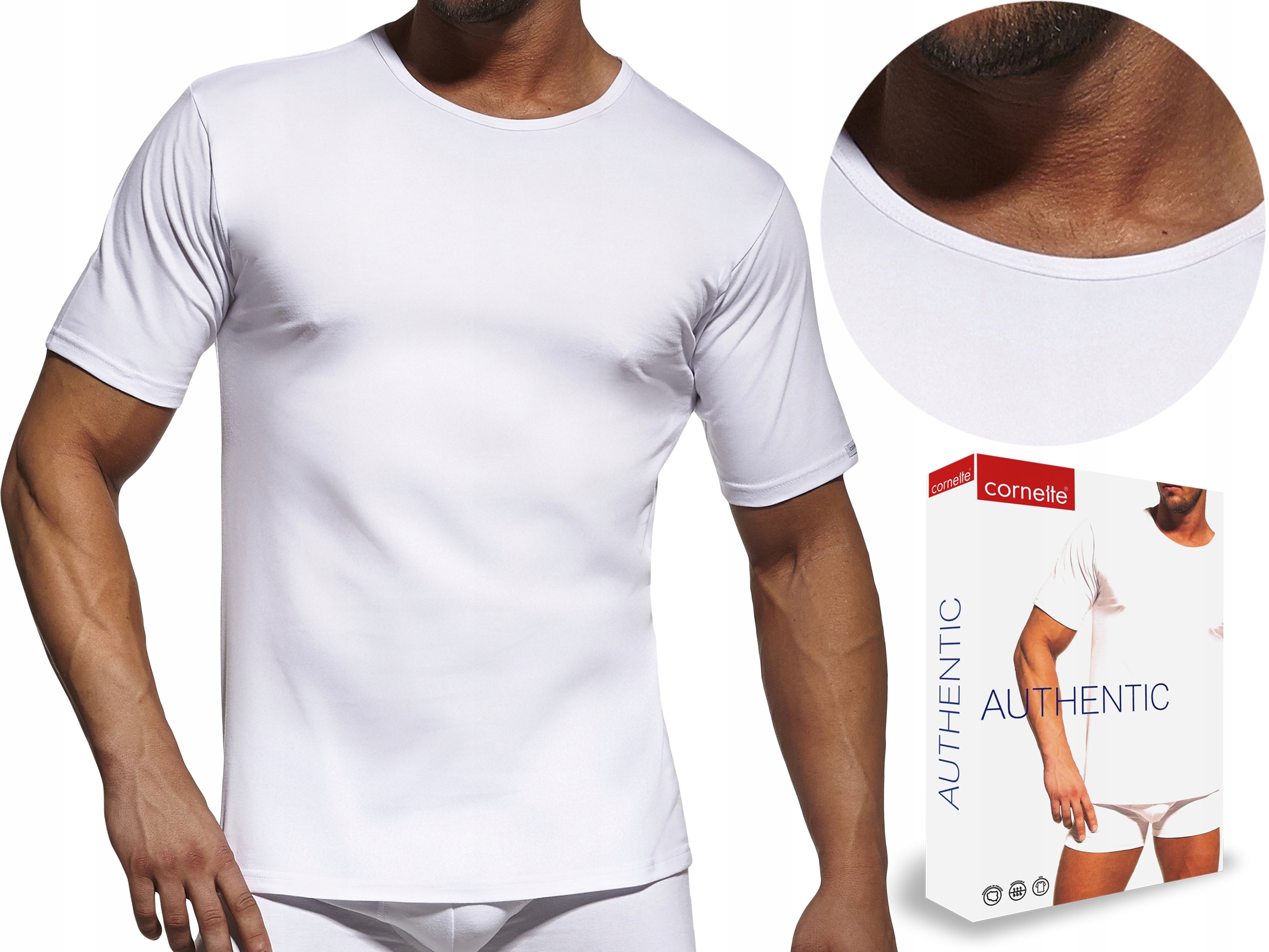 

T-shirt męski Cornette Authentic 202 new Biały 3XL