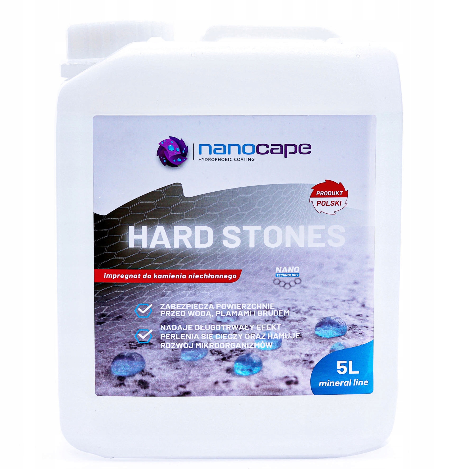 

Nanocape Hard Stones impregnat do cegły granitu 5L